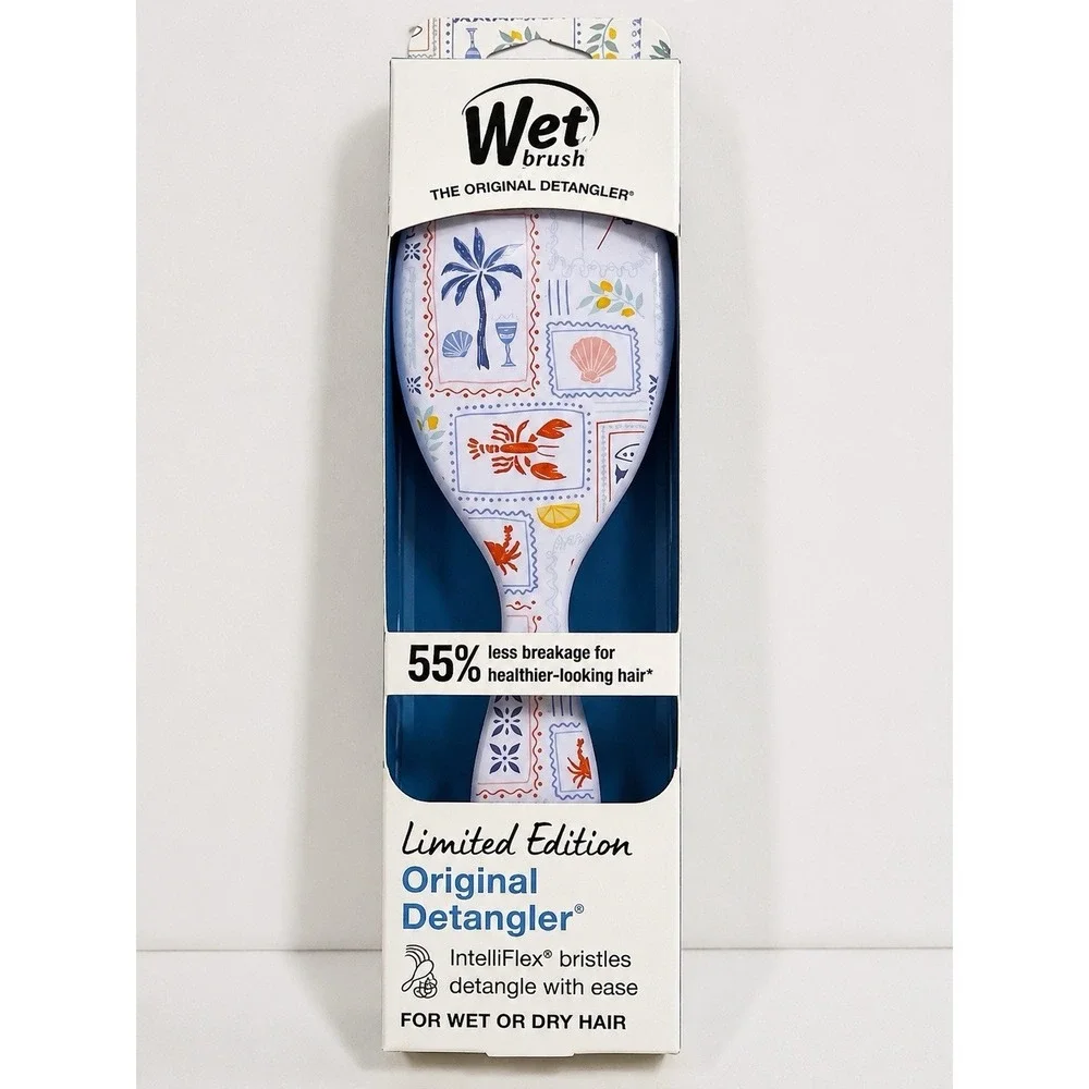 Wet brush original detangler hair brush - Limited Edition tropical Print